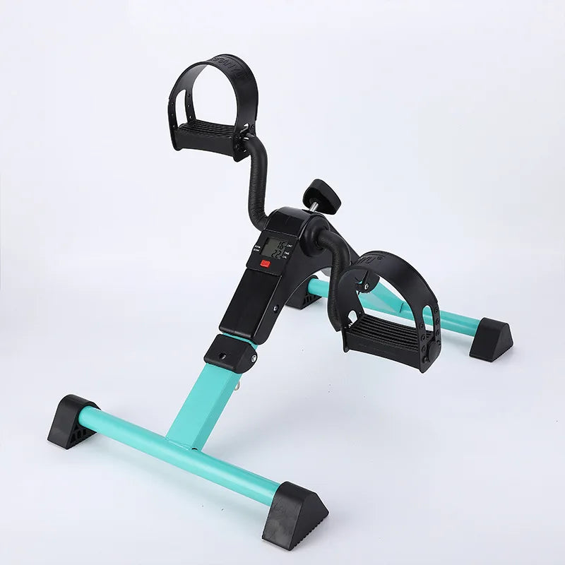 Foldable Stepper Machine for Home Use, Leg Fitness Trainer, Rehabilitation Training Pedal Bike, Mini Exercise Bike, Small Size