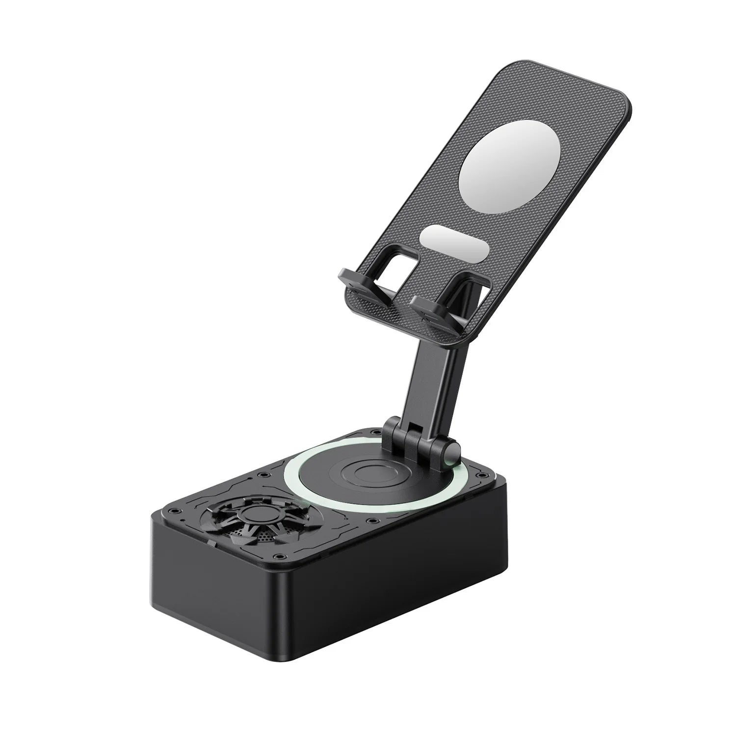 3-in-1 Bluetooth Speaker Phone Power Bank Foldable Wireless Speaker Phone Stand with Anti-Slip Pads For Video Meeting Live