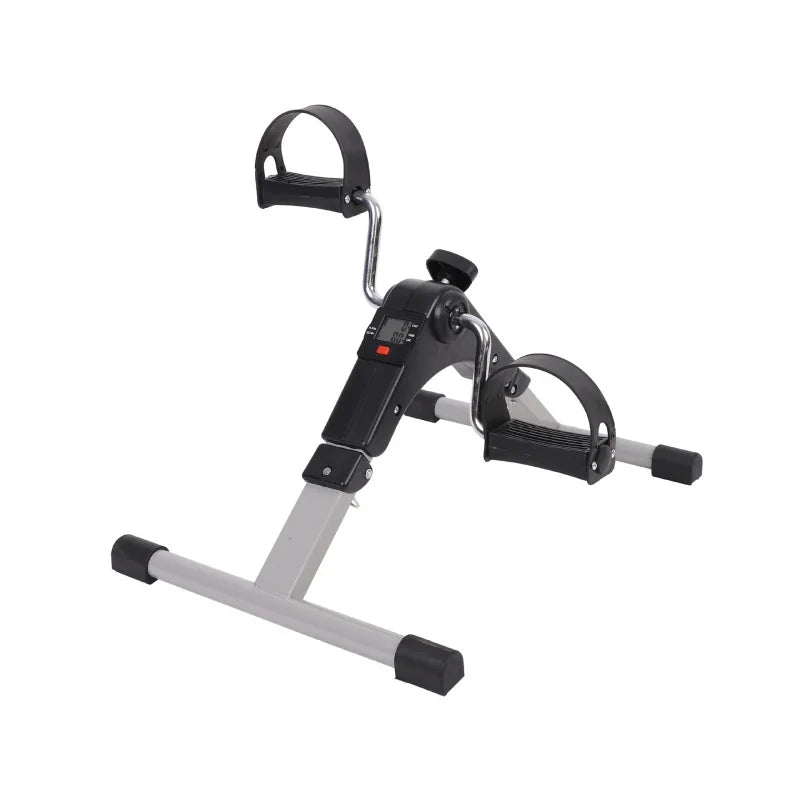 Foldable Stepper Machine for Home Use, Leg Fitness Trainer, Rehabilitation Training Pedal Bike, Mini Exercise Bike, Small Size