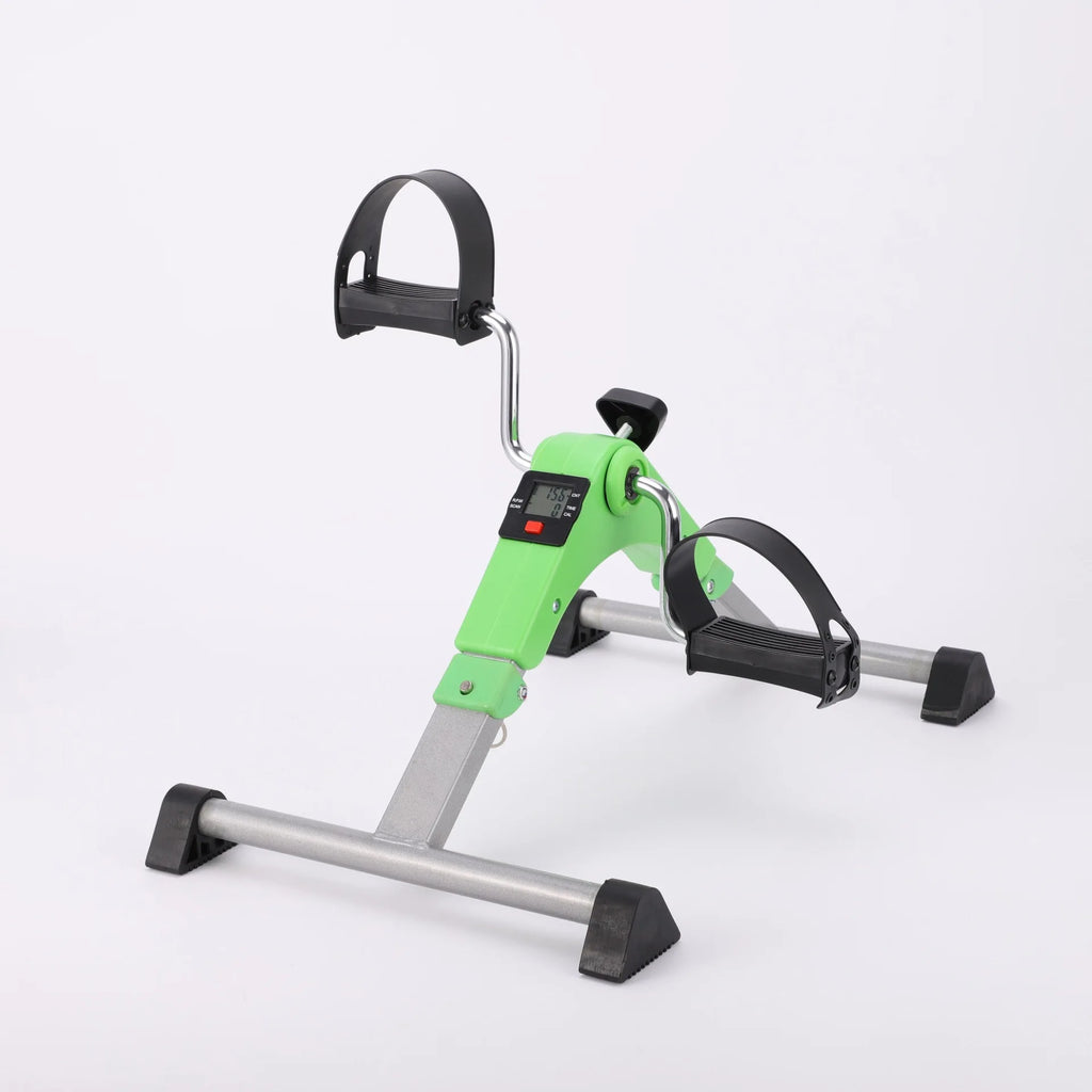 Foldable Stepper Machine for Home Use, Leg Fitness Trainer, Rehabilitation Training Pedal Bike, Mini Exercise Bike, Small Size