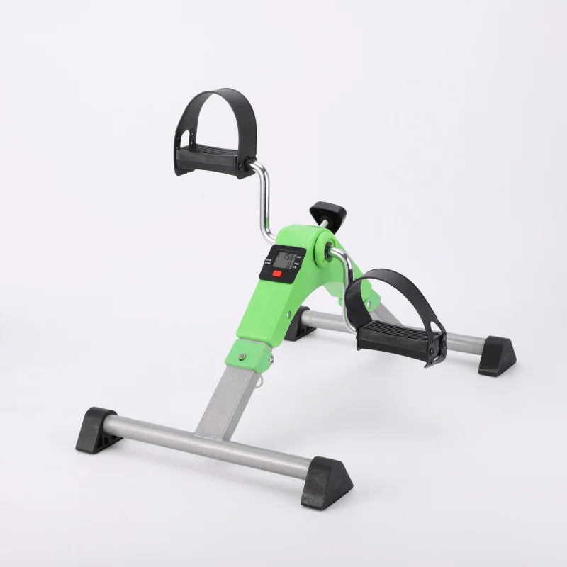 Foldable Stepper Machine for Home Use, Leg Fitness Trainer, Rehabilitation Training Pedal Bike, Mini Exercise Bike, Small Size